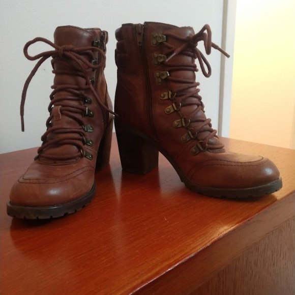 Lucky Brand Shoes - SALE LUCKY BRAND women's Joss brown lace-up boots Size 8